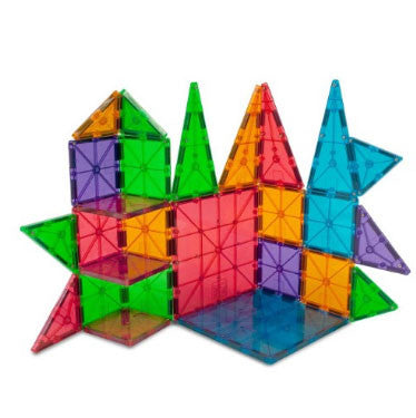 Magna Tiles Clear Colors 100 piece Building Set